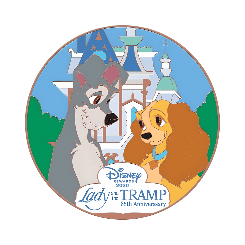 Lady and the Tramp 65th Anniversary Disney pin