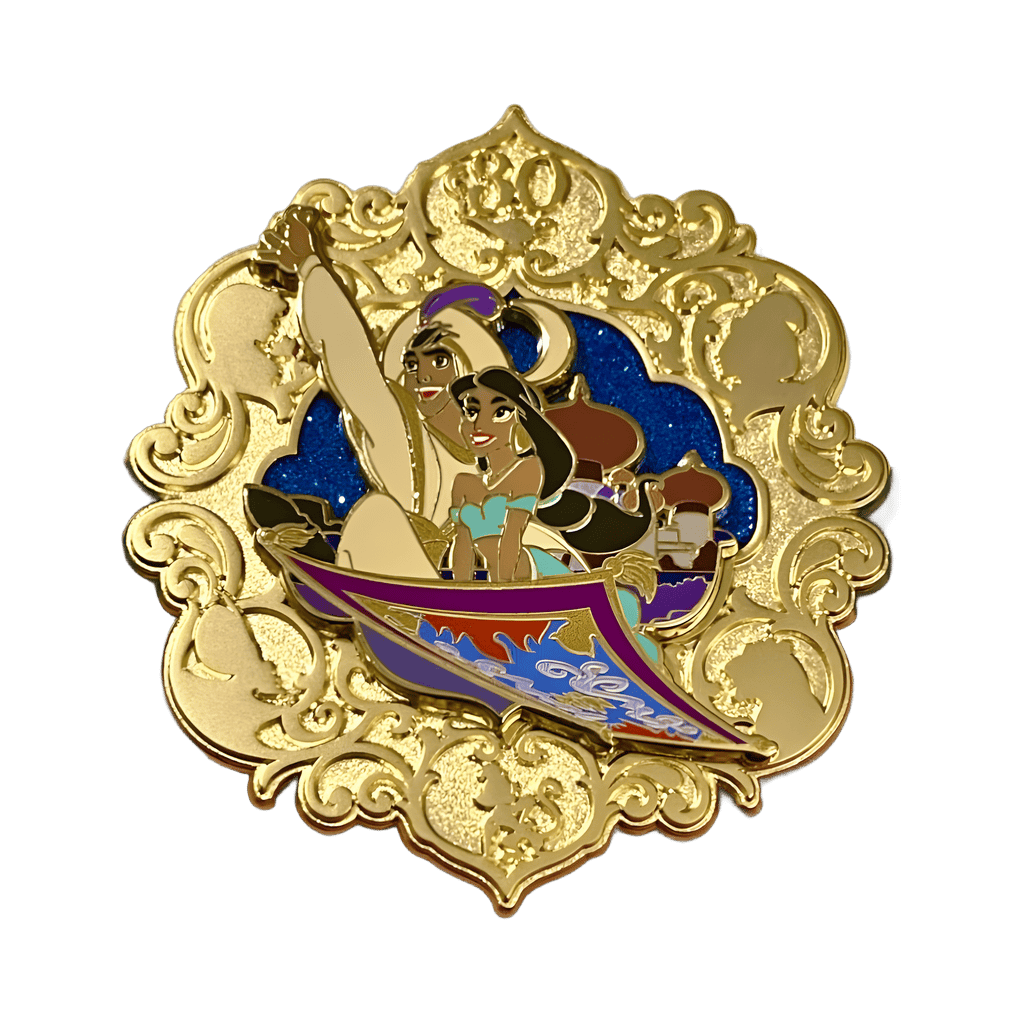 Aladdin and Jasmine Disney pin
