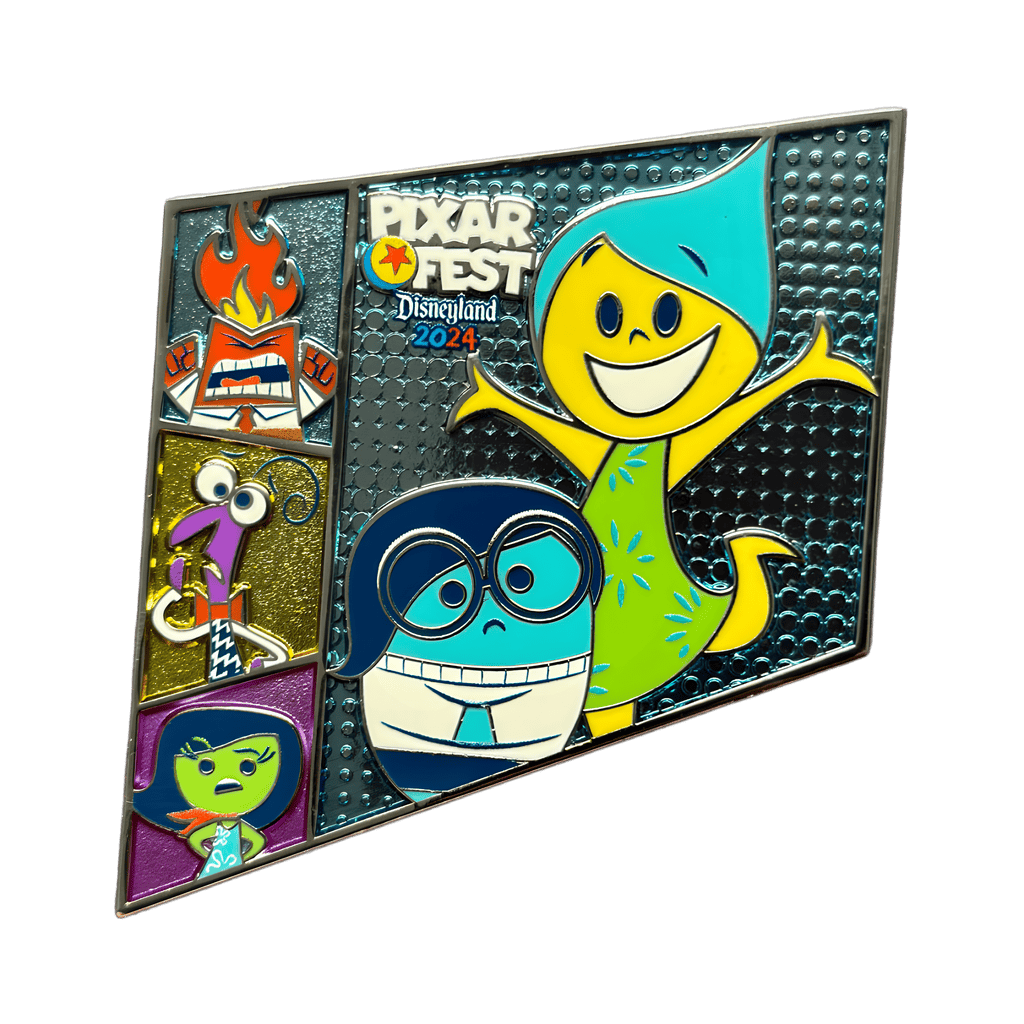 Joy and Sadness Puzzle Piece Disney pin