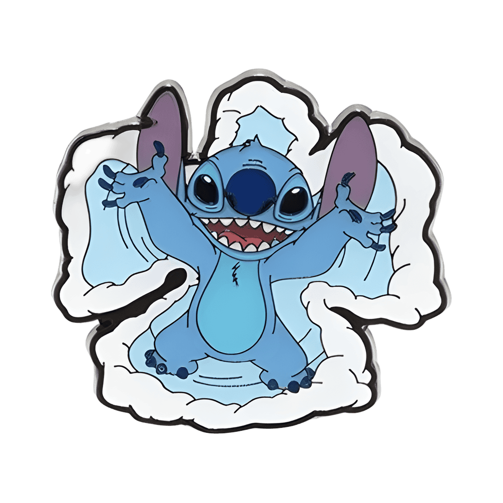 Stitch Making Snow Angel Disney pin