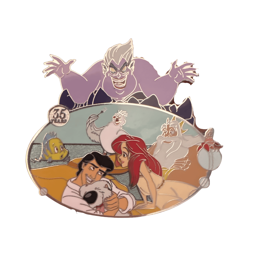 Little mermaid 35 anniversary jumbo Disney pin