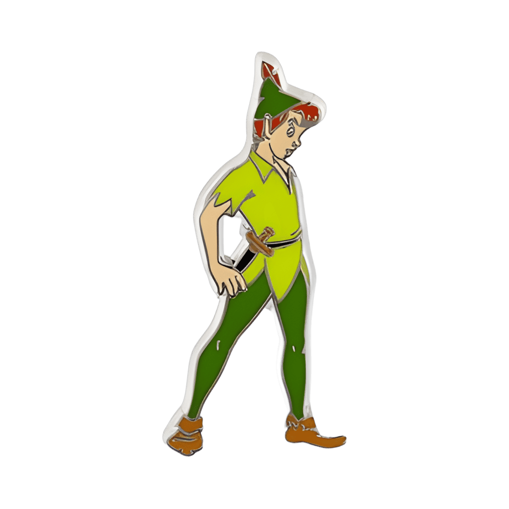 Peter Leaning Back Disney pin