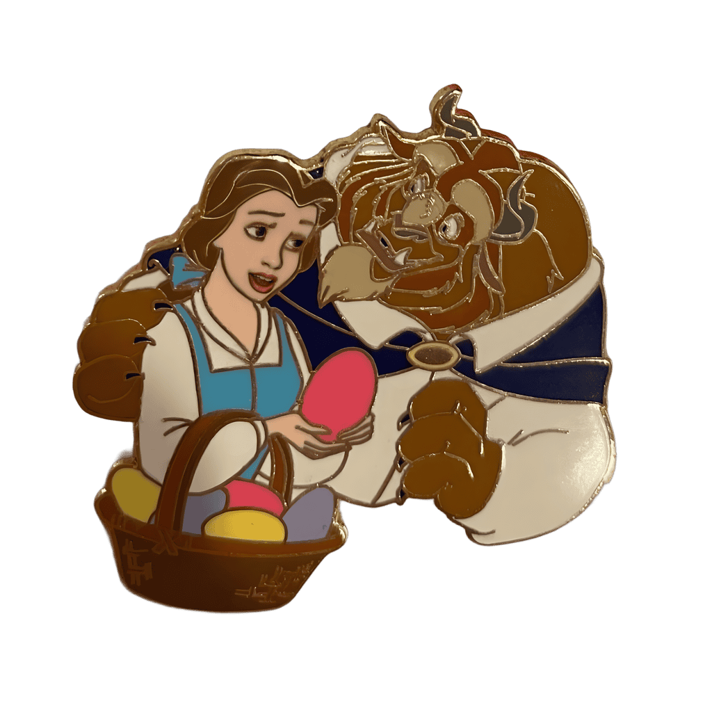 Belle and Beast - Beauty and the Beast - Easter Eggs Disney pin