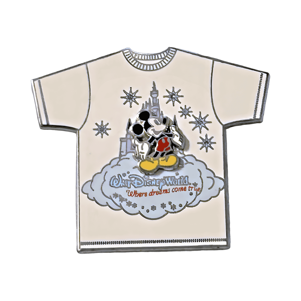 Mickey Mouse on Hanes t-shirt Disney pin