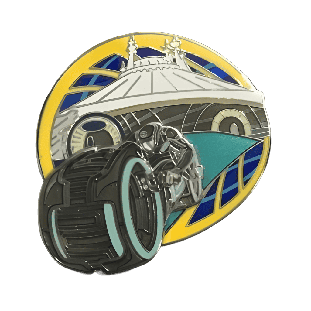 TRON Legacy Lightcycle with Space Mountain Disney pin