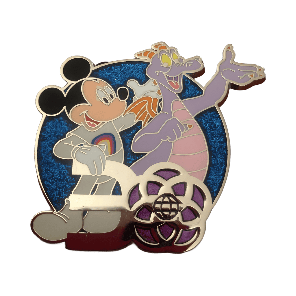 Figment and Mickey Future World Disney pin