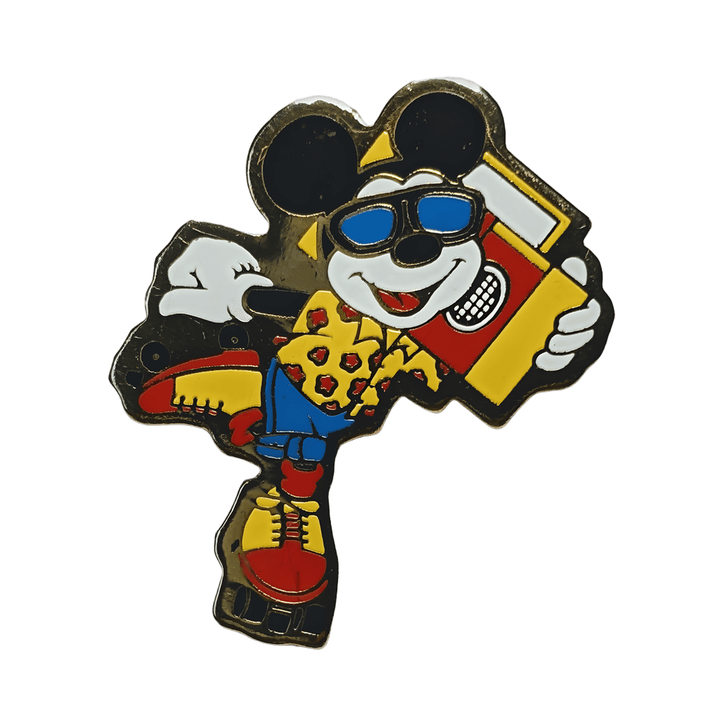 Mickey Mouse Skating with boombox Disney pin