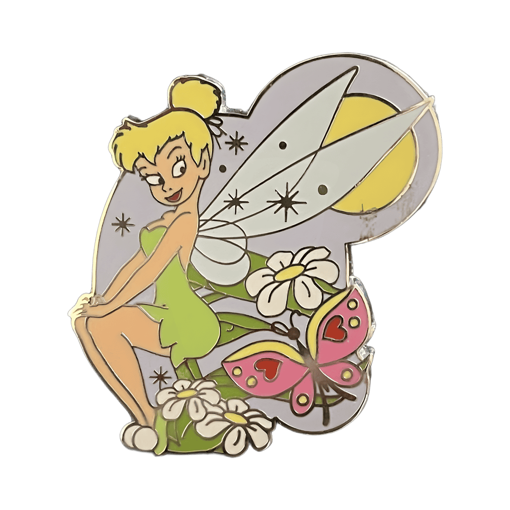 Tinker Bell Sitting with Butterfly Disney pin