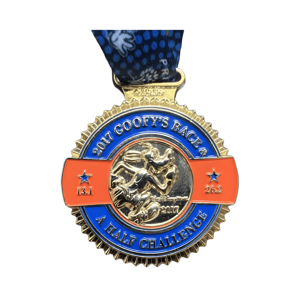 2017 Goofy’s Race & a Half Challenge Medal Disney pin