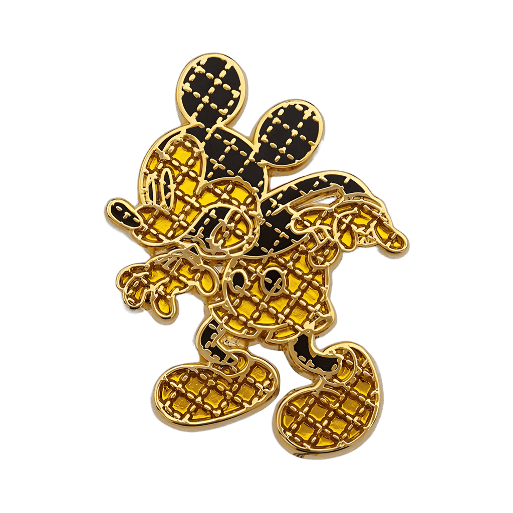 August Set - Shocked Gold Mickey Mouse Disney pin