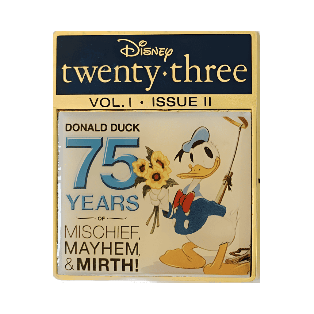 Donald Duck 75th Anniversary Cover (Vol I -- Issue II) Disney pin