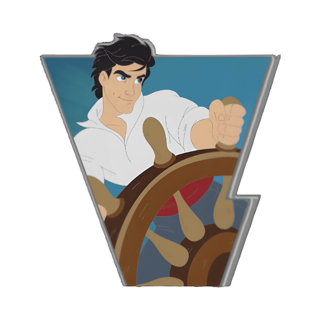 Eric with Ship's Wheel Disney pin