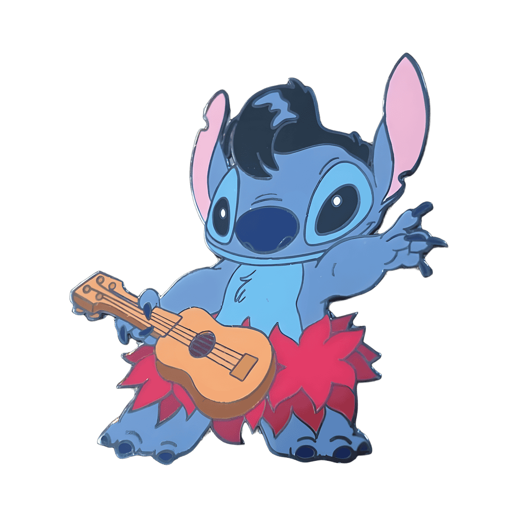 Hula Elvis Stitch Disney pin