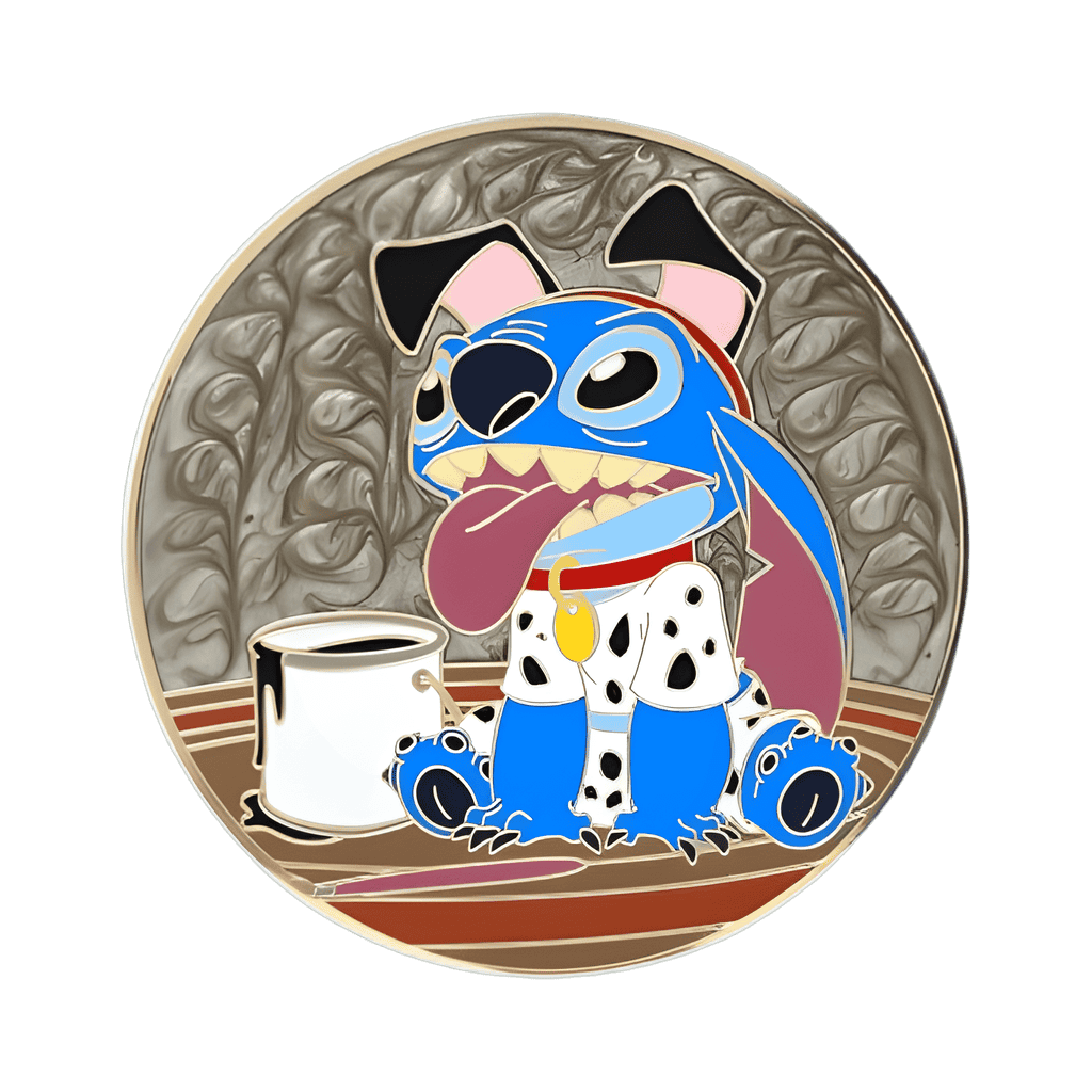 Stitch dressed as Dalmatian Disney pin