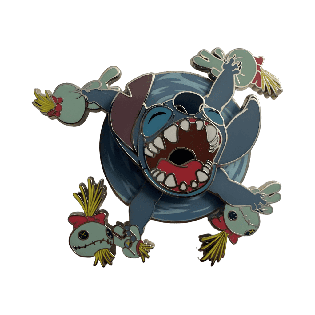 Stitch and Scrump Spinner Disney pin