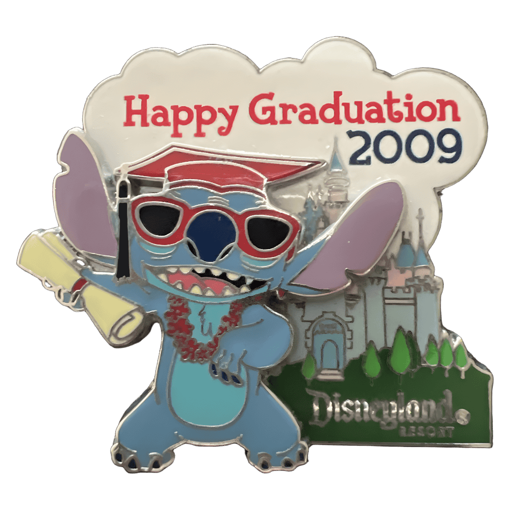Stitch Happy Graduation 2009 Disney pin