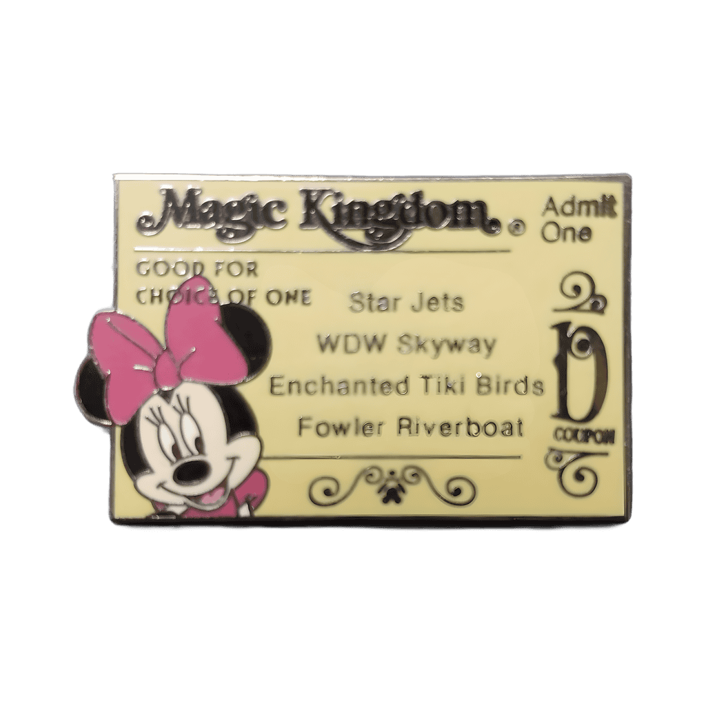 "D" Coupon Disney pin