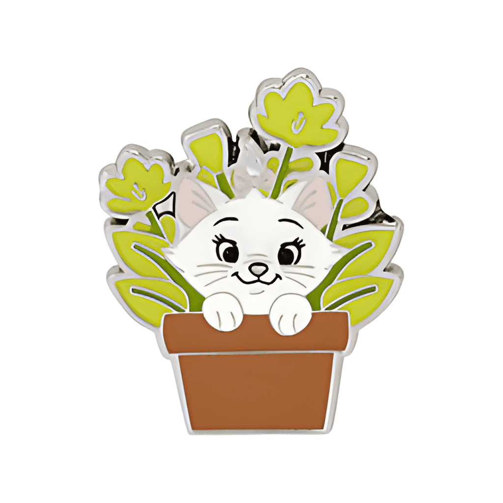Marie in a Flower Pot Disney pin