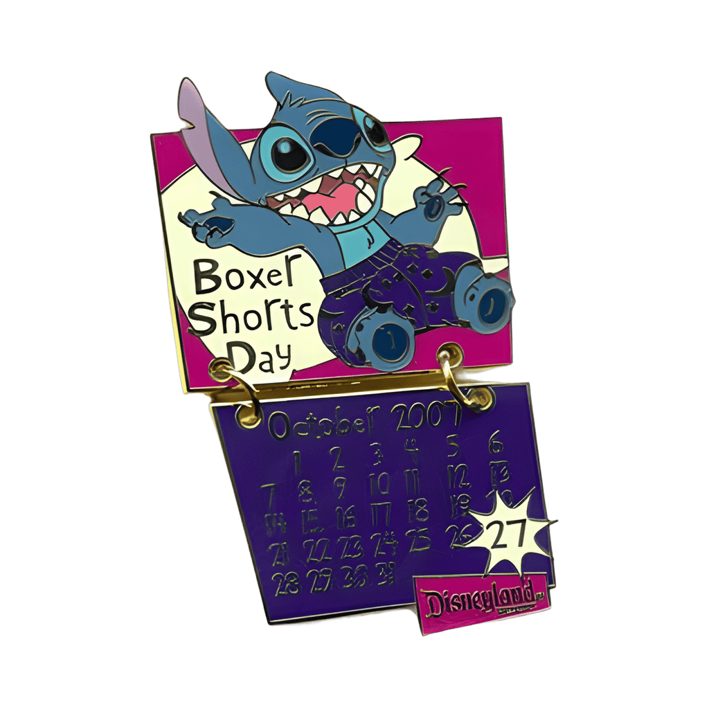 October (Boxer Shorts Day) Disney pin