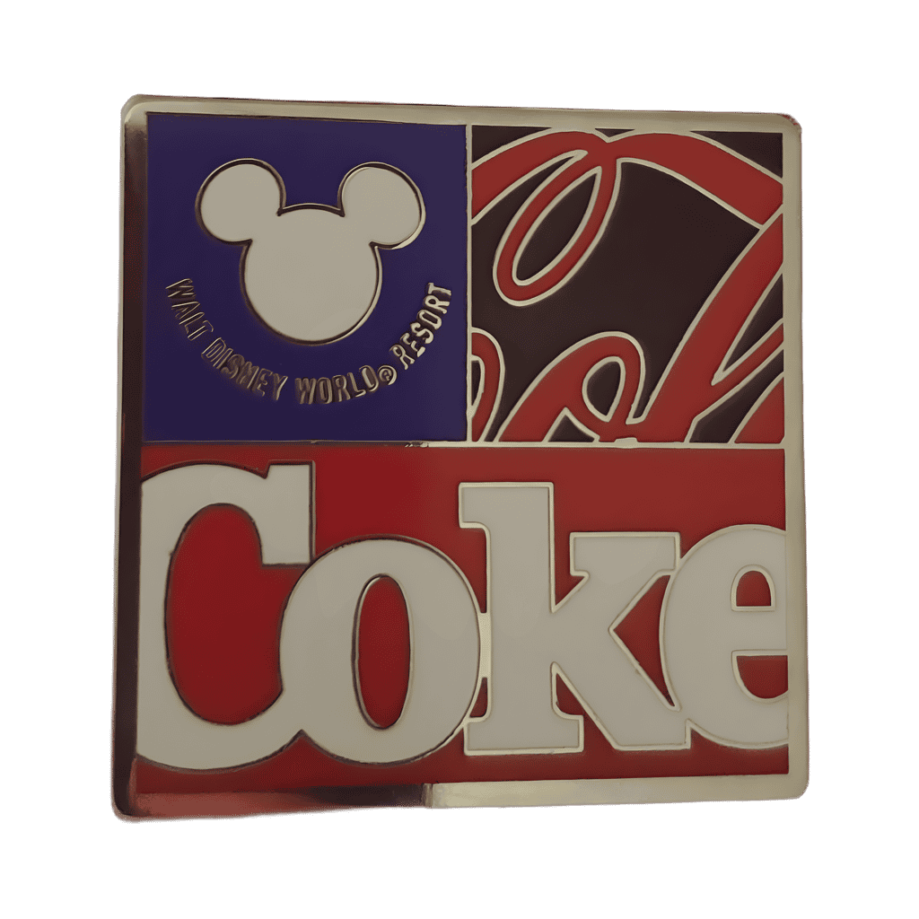 WDW Mickey Mouse and Coke (Coca-Cola) Disney pin