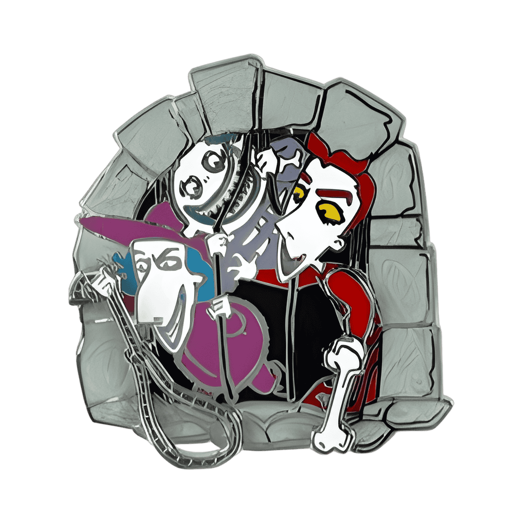 Boogie's Boys and Zero Pirates Jail Scene Pin Set - Lock, Shock and Barrel Disney pin