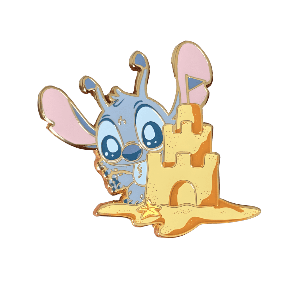 Stitch Sandcastle Disney pin