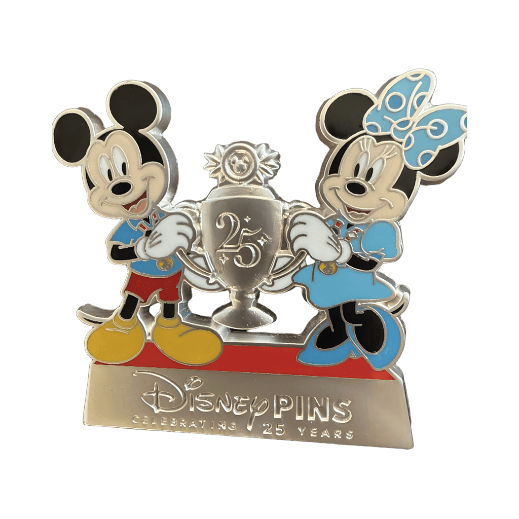 Mickey and Minnie 25 Year Trophy Disney pin