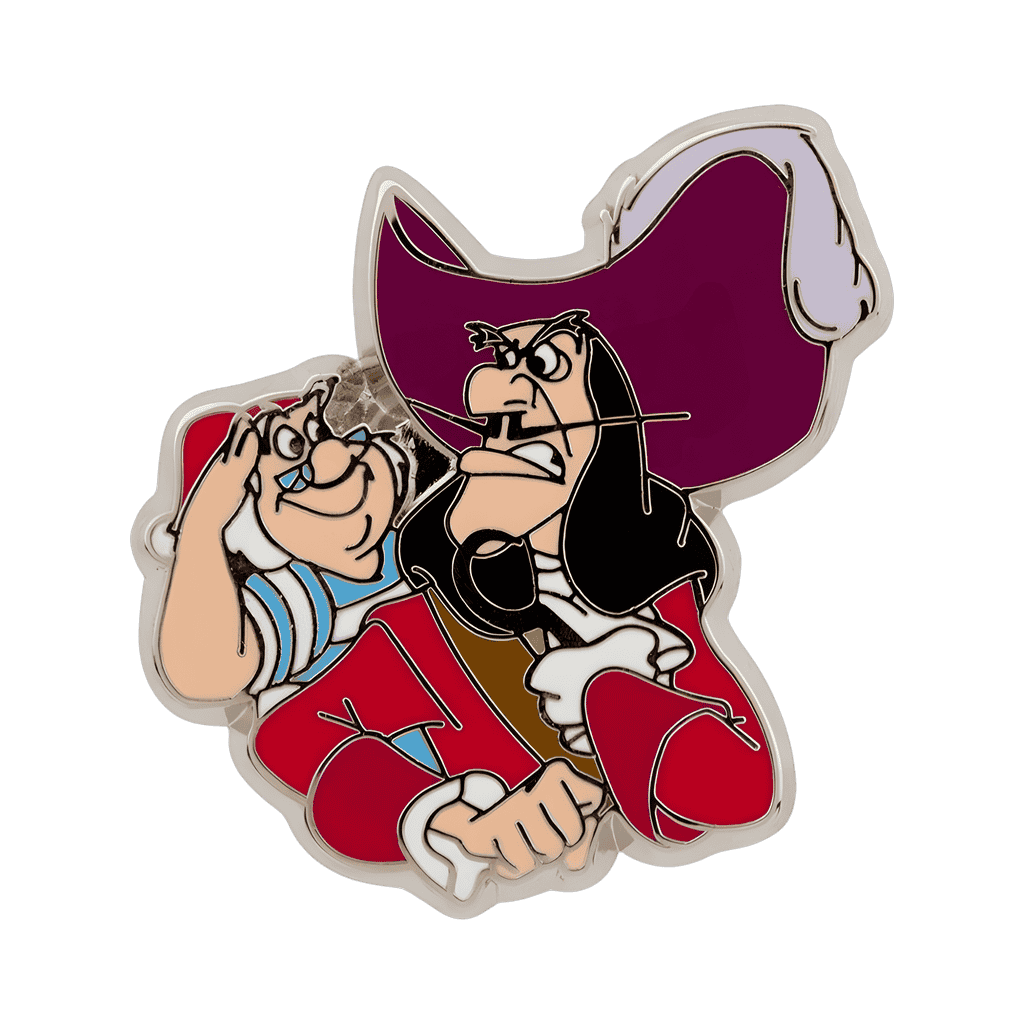 Captain Hook and Mr. Smee Disney pin