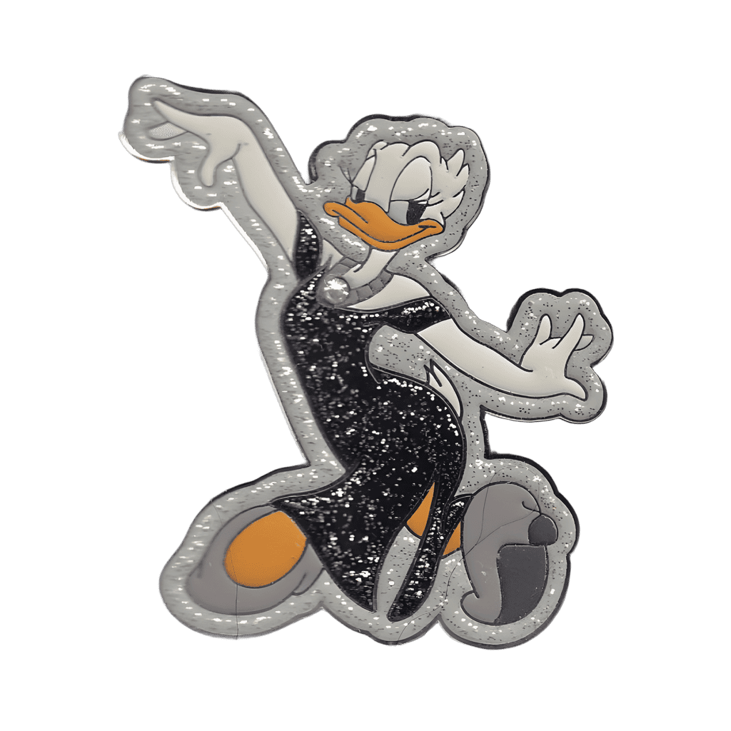 Glamour Daisy Duck in Black Dress Disney pin
