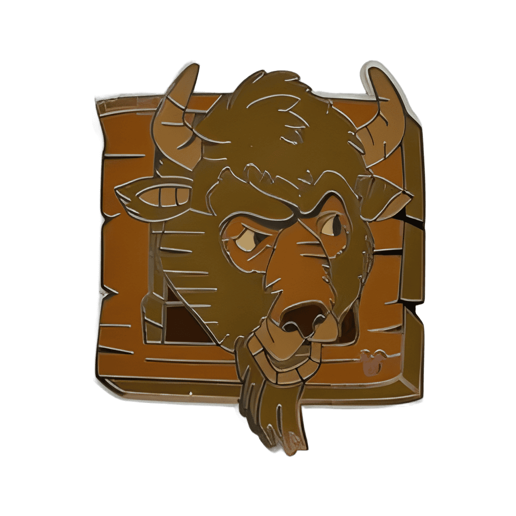 Buff the Bison Disney pin