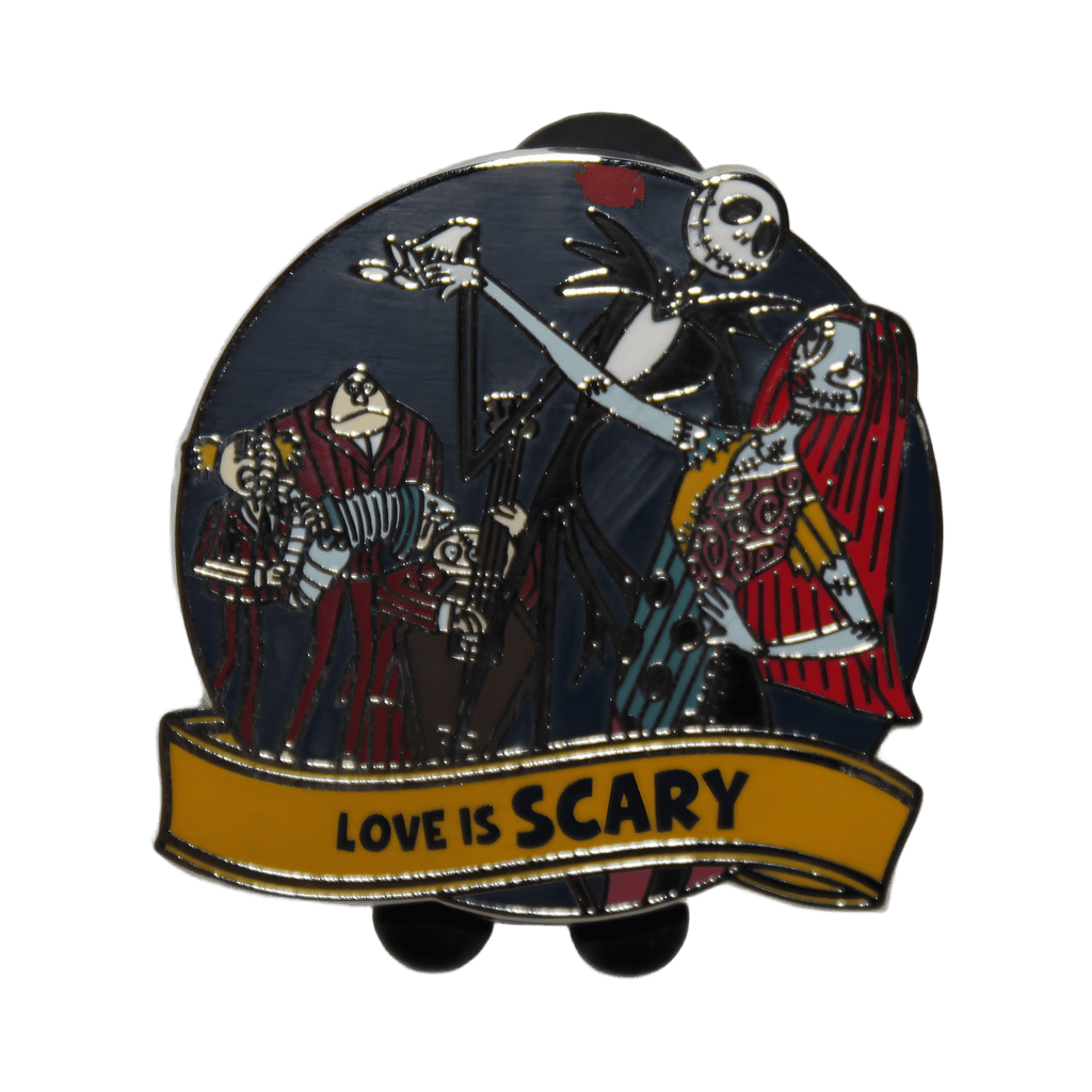 Love is Scary Disney pin