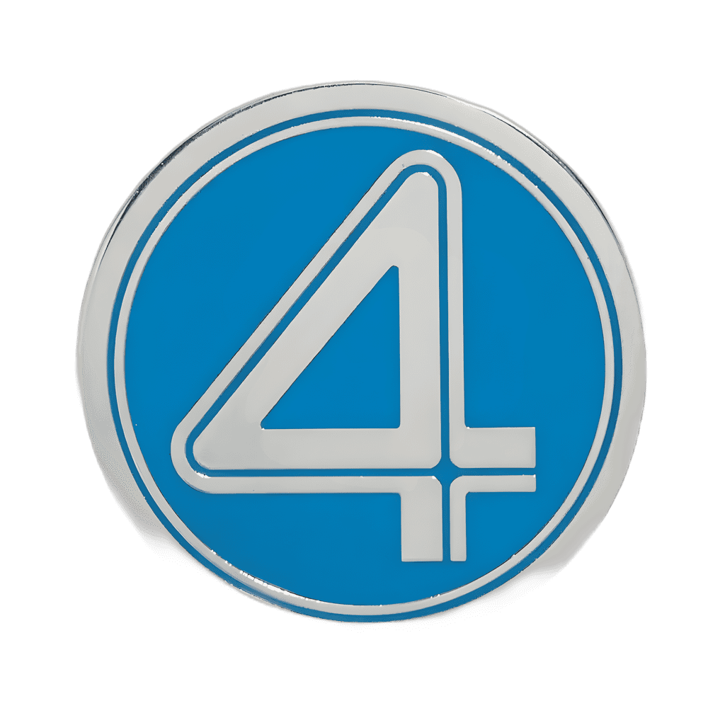 Fantastic Four Logo Disney pin