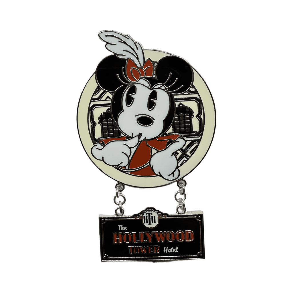 Vintage Minnie Mouse with Dangle Disney pin