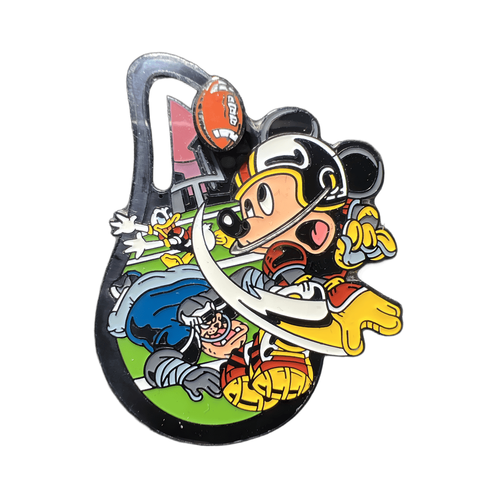 Football Toss - Mickey, Donald and Big Pete Disney pin