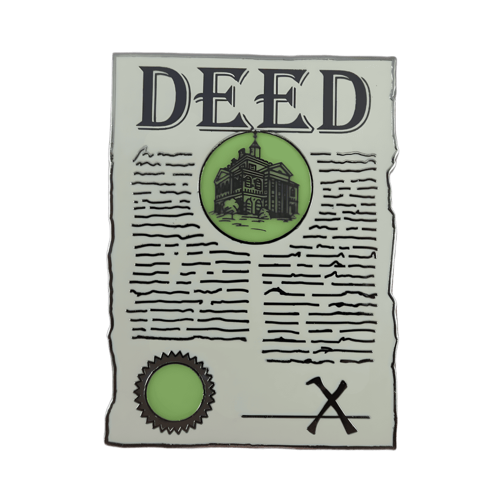 Pin #3 Haunted Mansion Deed Disney pin