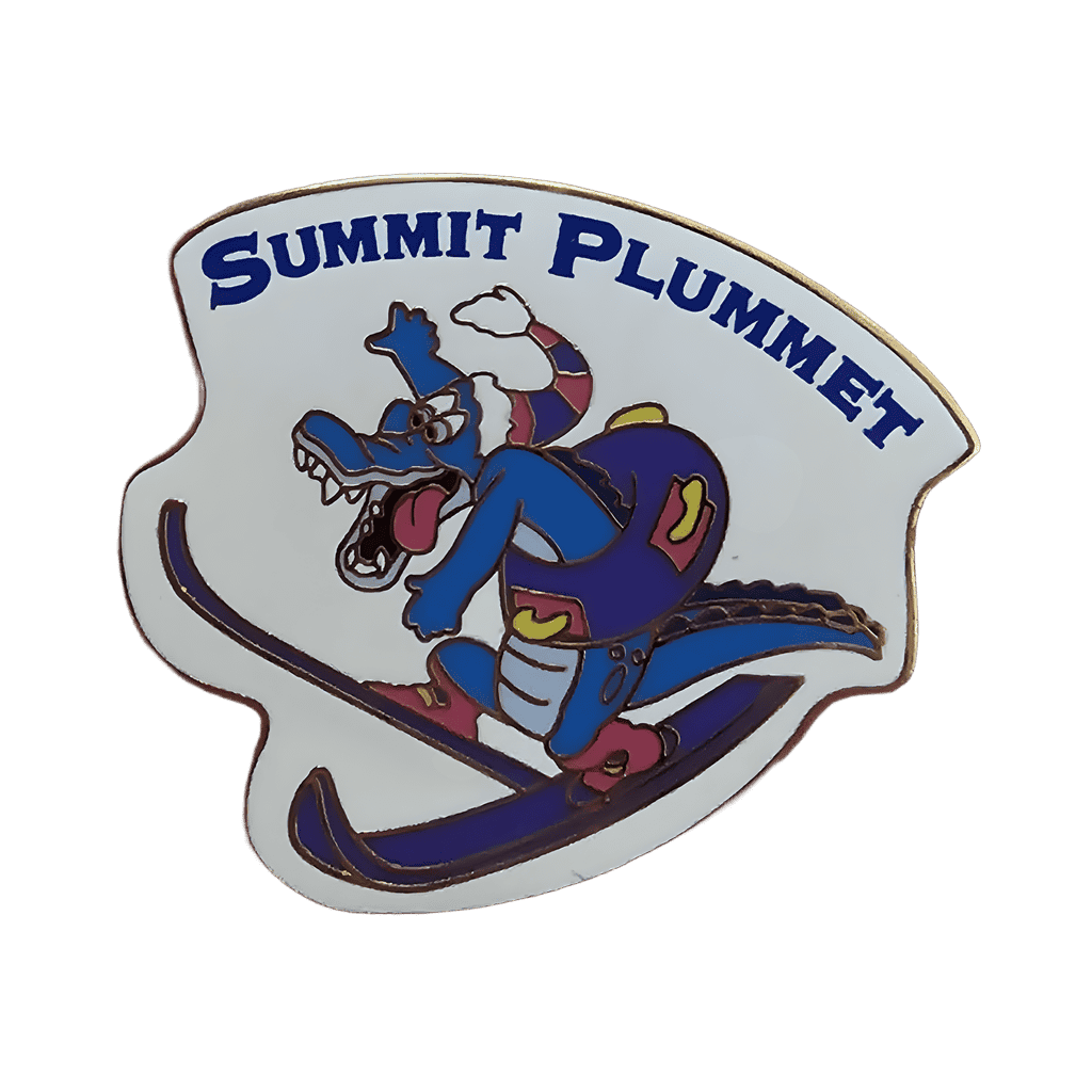 Blizzard Beach Summit Plummit Ice Gator Disney pin