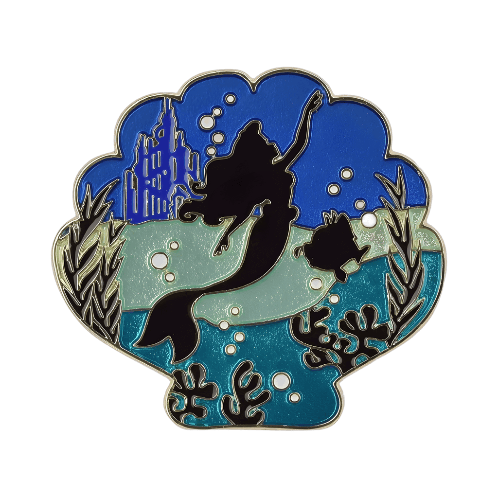 Ariel & Flounder Disney pin