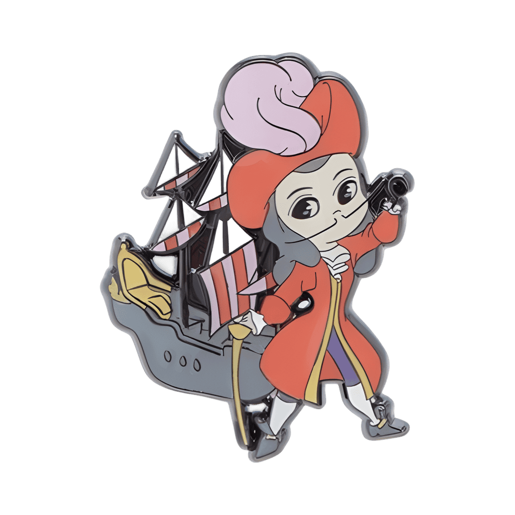 Captain Hook and Jolly Roger Disney pin