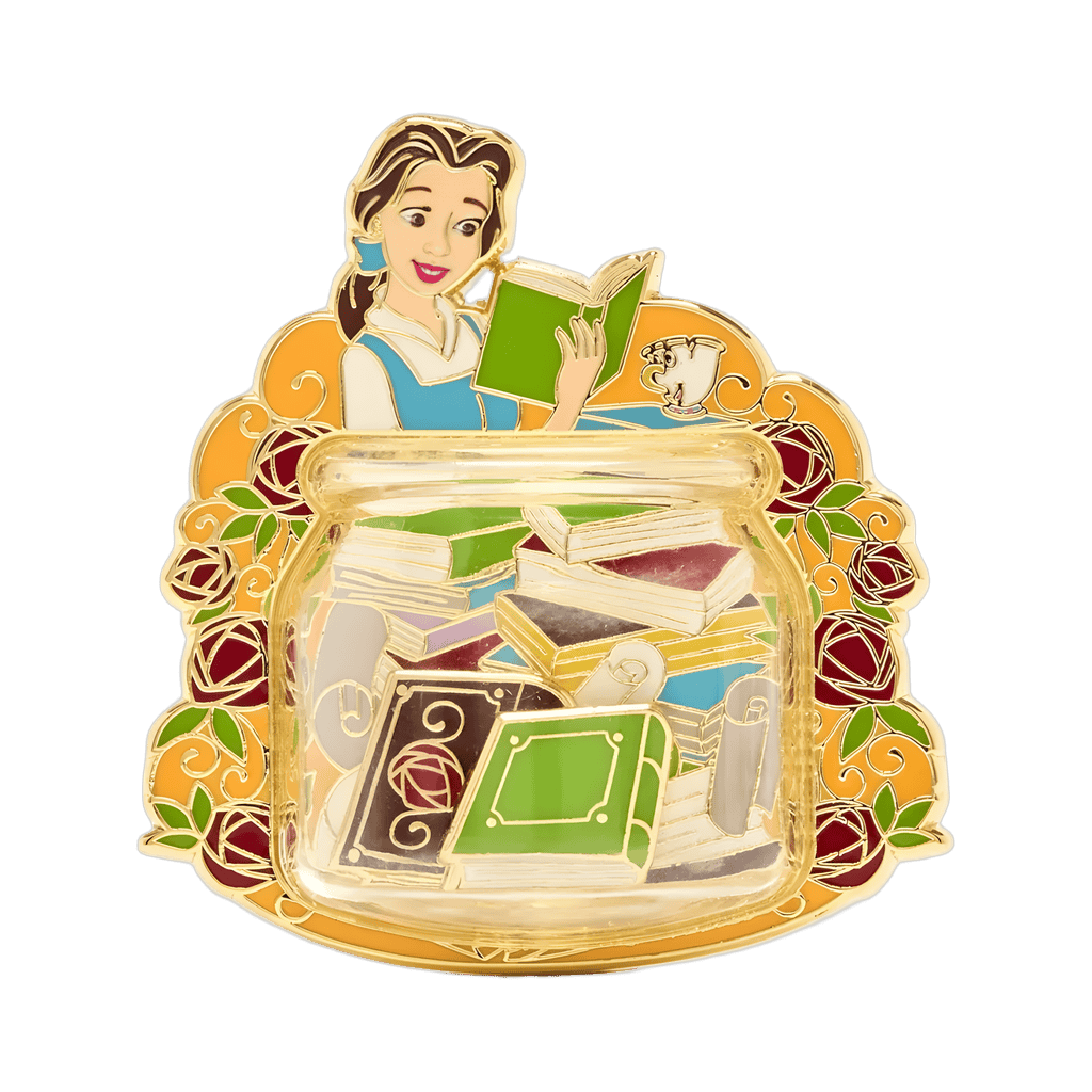 Belle & Books Disney pin