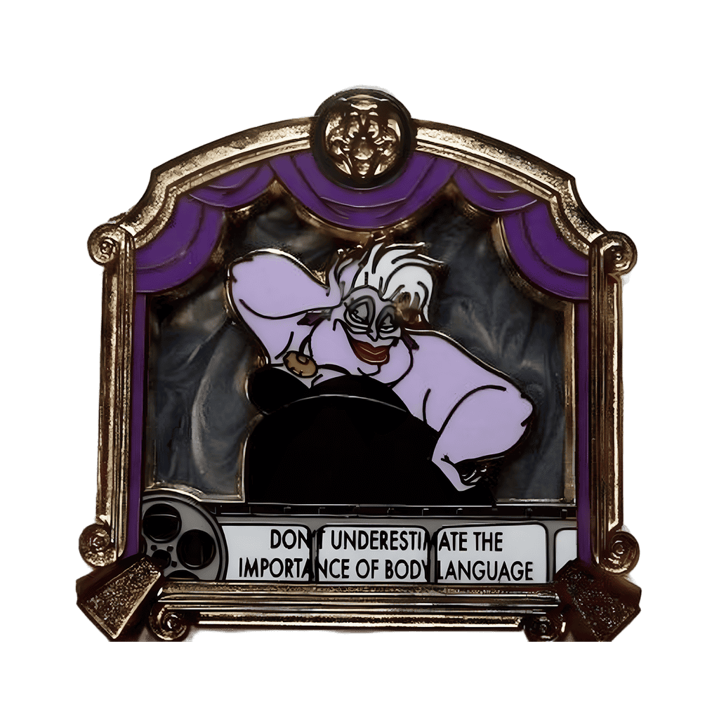 Don't Underestimate the Importance of Body Language! Disney pin