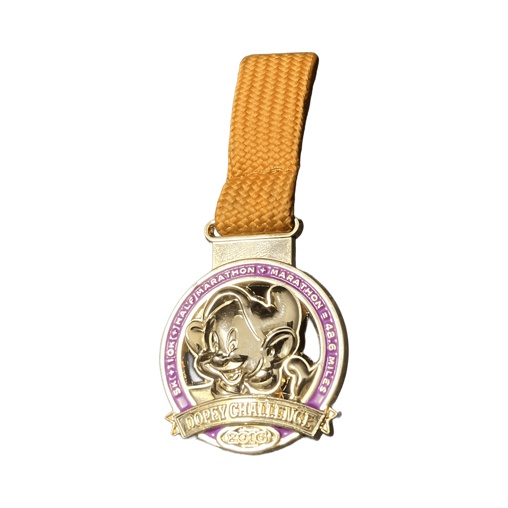 Dopey Finisher’s medal Disney pin