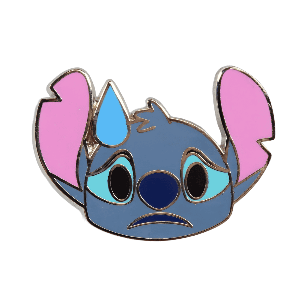 Stitch Emoji Booster Set - Worried Stitch Disney pin