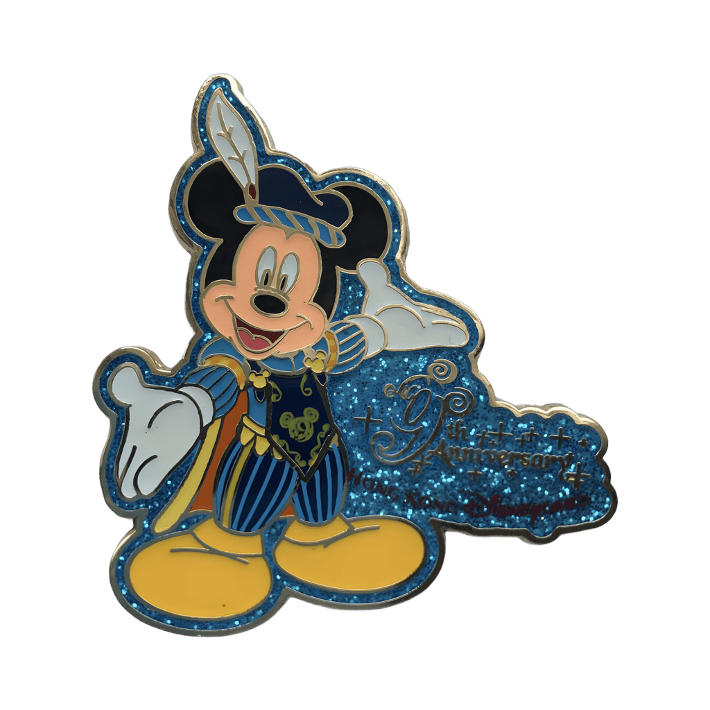 9th Anniversary Mickey Mouse Prince with Feather Disney pin