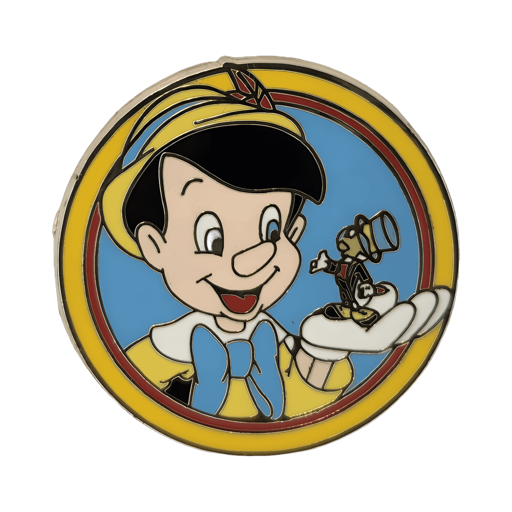 Pinocchio and Jiminy Disney pin