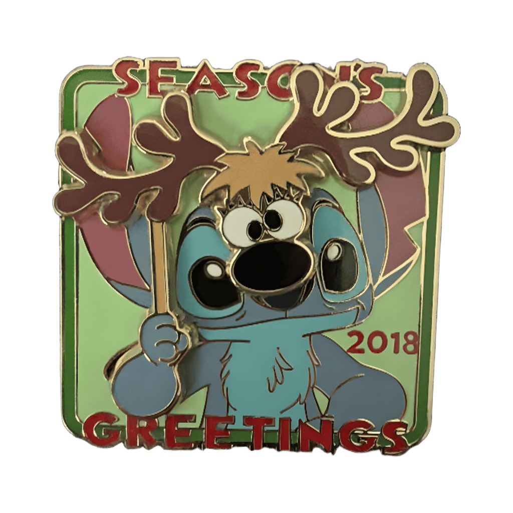 Stitch with Reindeer Mask Disney pin