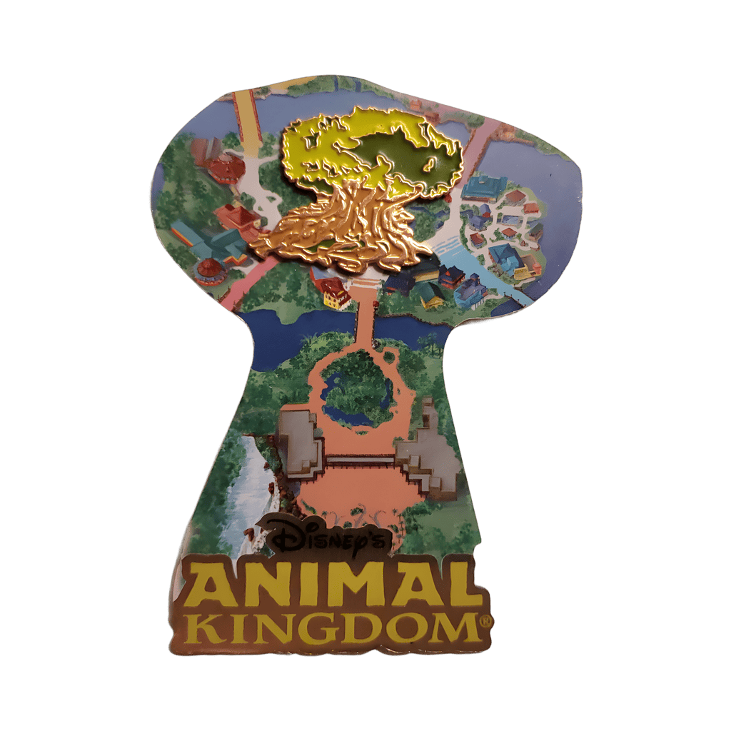 #8 - Animal Kingdom Map - Discovery Island Disney pin