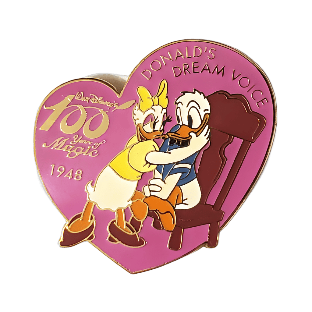 "Donald's Dream Voice" with Donald and Daisy Duck Disney pin