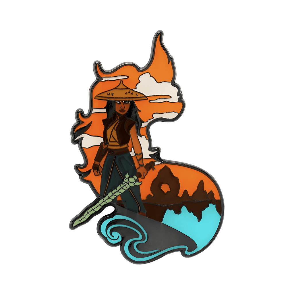 Raya and the Last Dragon Silhouette Disney pin