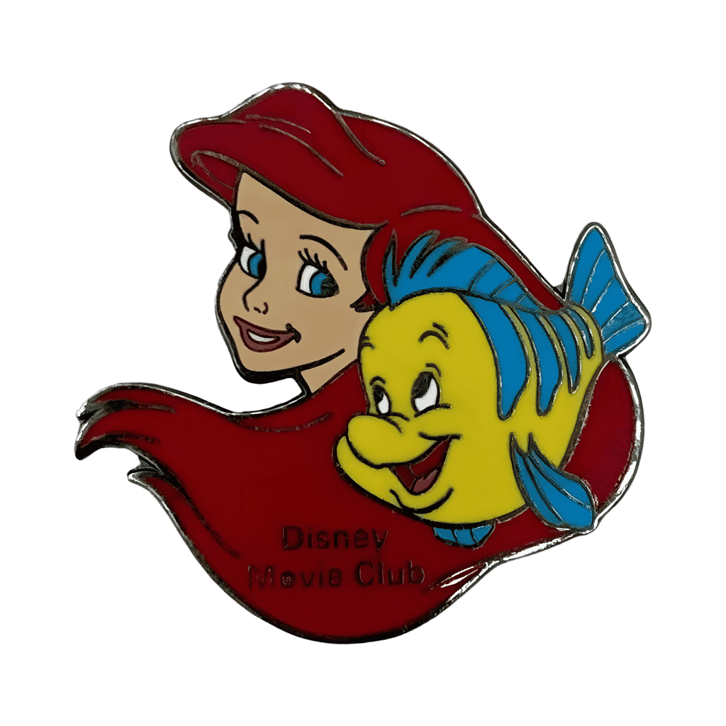 Ariel and Flounder Disney pin