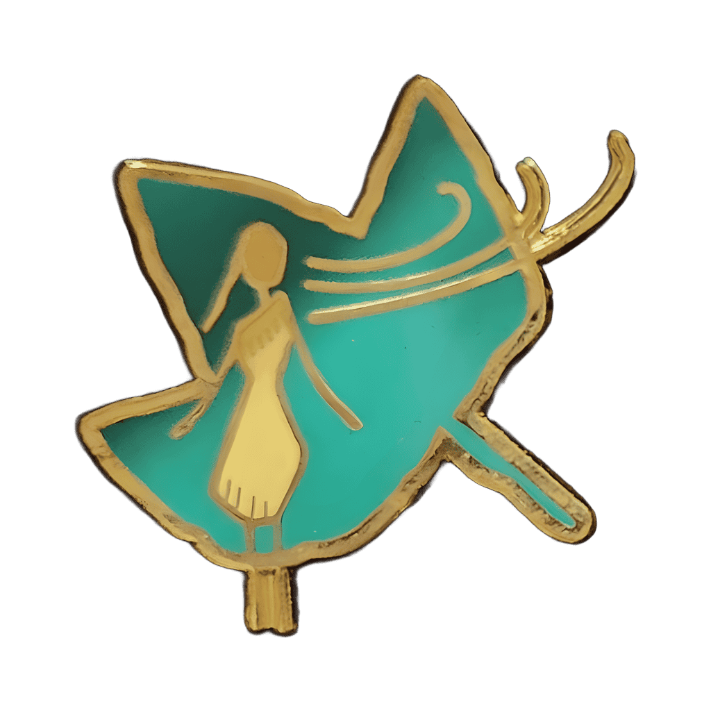 Pocahontas on Green Leaf Disney pin